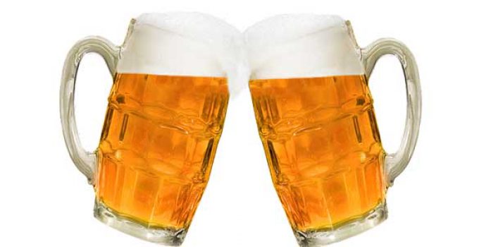 Festa di Compleanno Gadget Idea Regalo Partycolarità Bicchierone da Birra in Vetro Auguri a Tutta Birra 